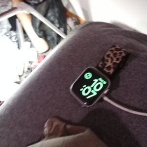 Apple Smartwatch with Leopard Print Band